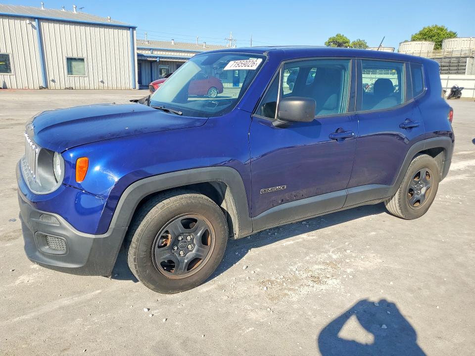 2016 Jeep Renegade მანქანა იყიდება აუქციონზე, vin: ZACCJAAT3GPC95608, აუქციონის ნომერი: 71959026