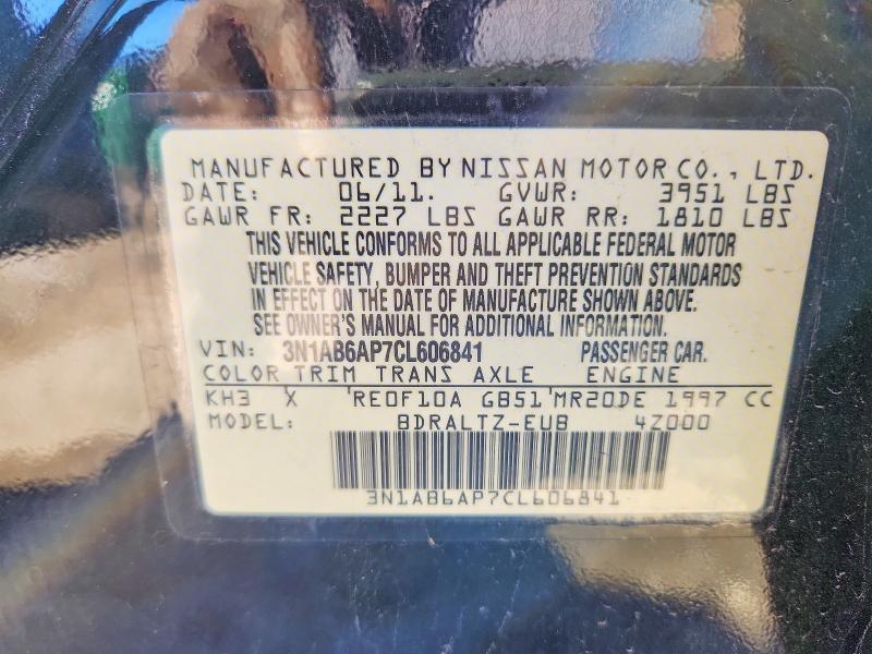 69885886 :رقم المزاد ، 3N1AB6AP7CL606841 vin ، 2012 Nissan Sentra مزاد بيع