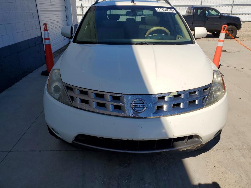 2004 Nissan Murano მანქანა იყიდება აუქციონზე, vin: JN8AZ08WX4W339102, აუქციონის ნომერი: 71606866