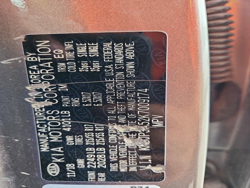 Aukcja sprzedaży 2019 Kia Soul, vin: KNDJP3A52K7009174, numer aukcji: 71407876
