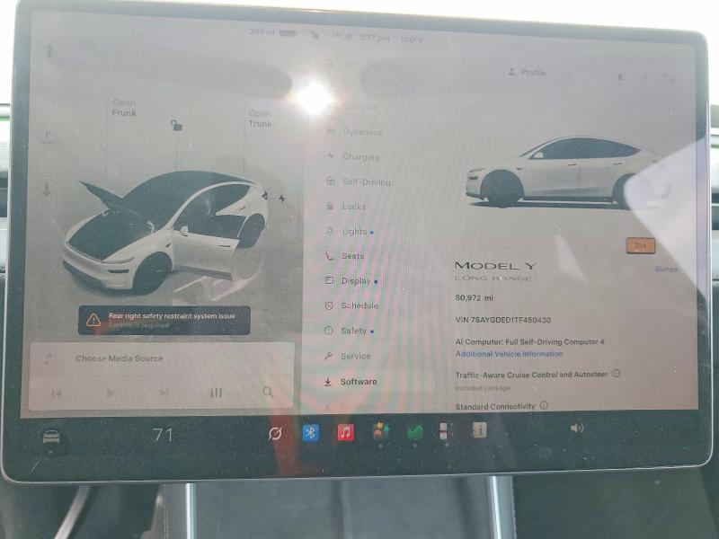 Продажа на аукционе авто 2026 Tesla Model Y, vin: 7SAYGDED1TF450430, номер лота: 69747886