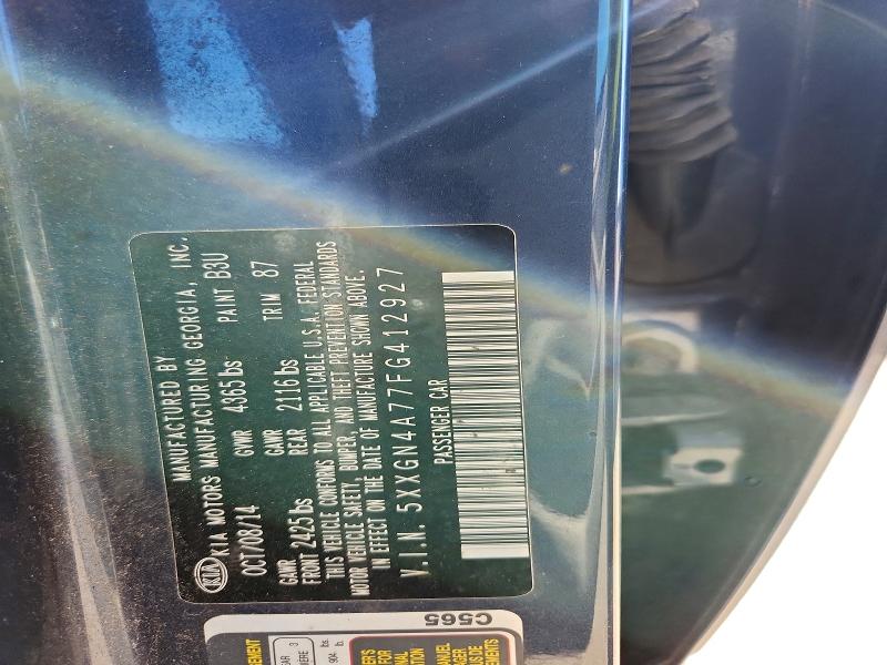 Aukcja sprzedaży 2015 Kia Optima, vin: 5XXGN4A77FG412927, numer aukcji: 72033356