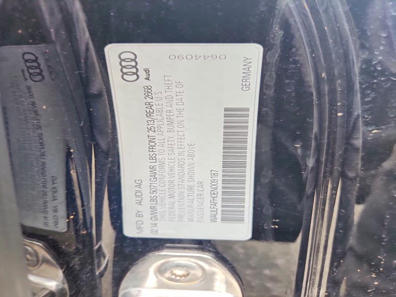 2014 Audi A5 მანქანა იყიდება აუქციონზე, vin: WAULFAFH0EN009187, აუქციონის ნომერი: 69488966