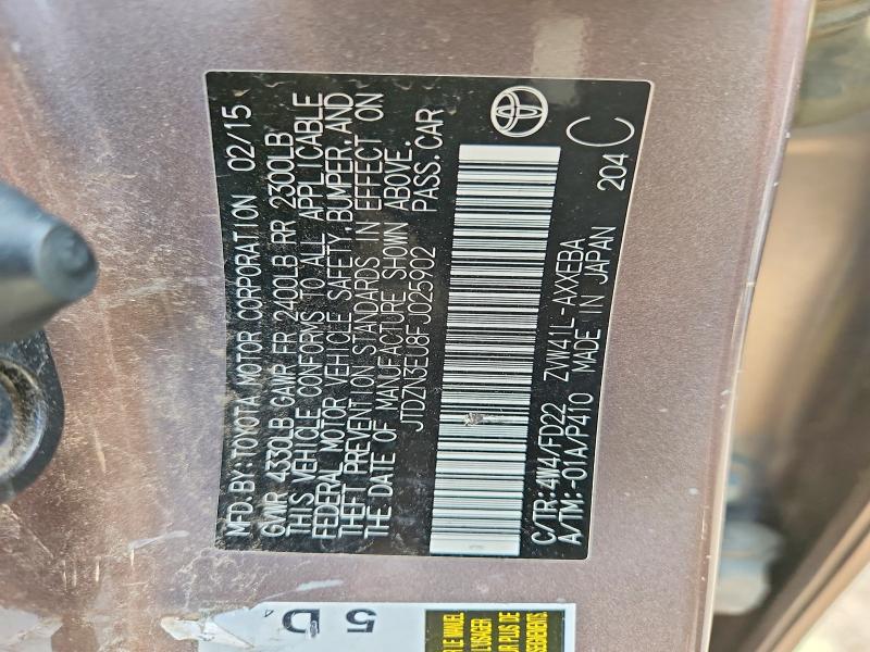Продажа на аукционе авто 2015 Toyota Prius V, vin: JTDZN3EU8FJ025902, номер лота: 71421336