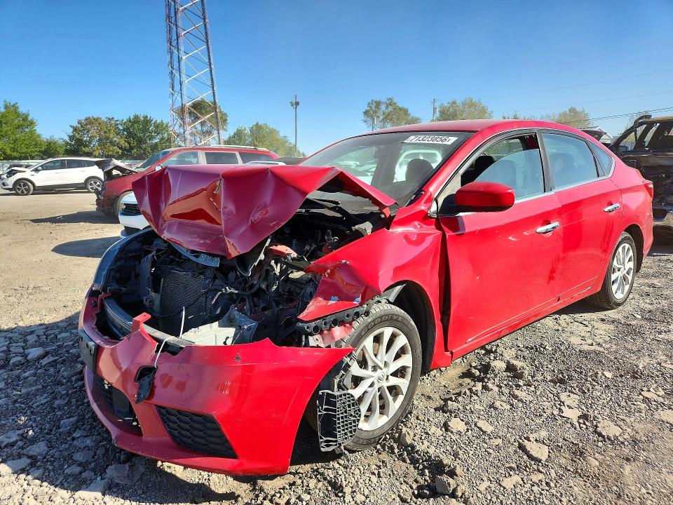 2018 Nissan Sentra მანქანა იყიდება აუქციონზე, vin: 3N1AB7AP7JY223178, აუქციონის ნომერი: 71323856