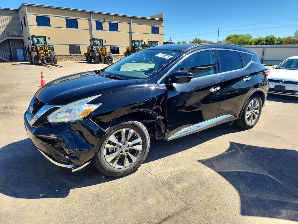 2017 Nissan Murano მანქანა იყიდება აუქციონზე, vin: 5N1AZ2MG4HN100903, აუქციონის ნომერი: 71616016