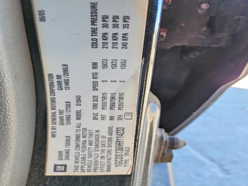 Aukcja sprzedaży 2006 Chevrolet Colorado, vin: 1GCDS136568114233, numer aukcji: 71754106