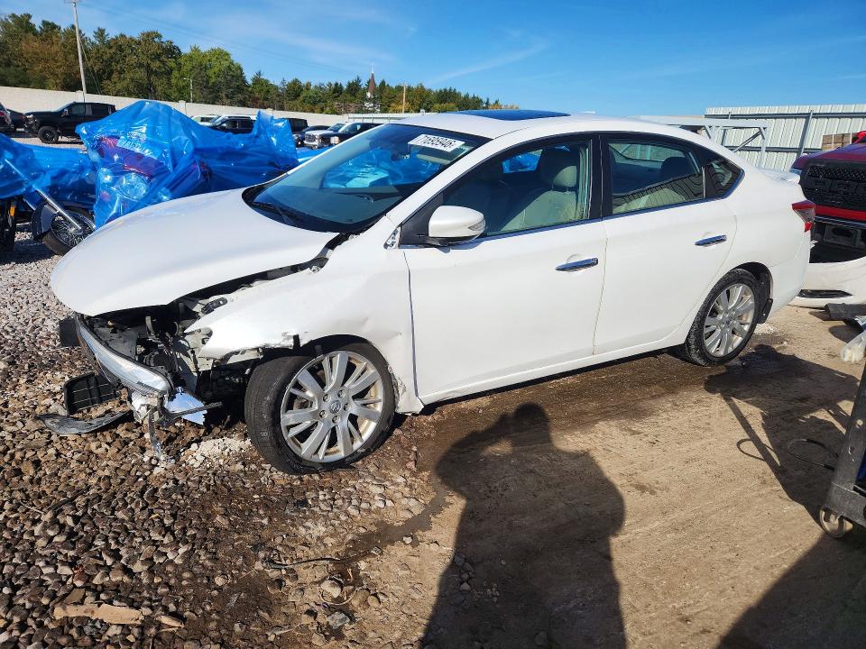 2013 Nissan Sentra მანქანა იყიდება აუქციონზე, vin: 3N1AB7AP7DL732107, აუქციონის ნომერი: 71695946