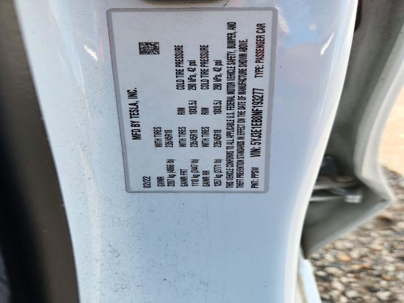Продажа на аукционе авто 2022 Tesla Model 3, vin: 5YJ3E1EB8NF193277, номер лота: 70288966