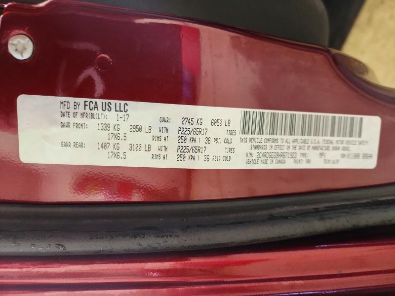 Aukcja sprzedaży 2017 Dodge Grand Caravan, vin: 2C4RDGEG9HR671923, numer aukcji: 71434456