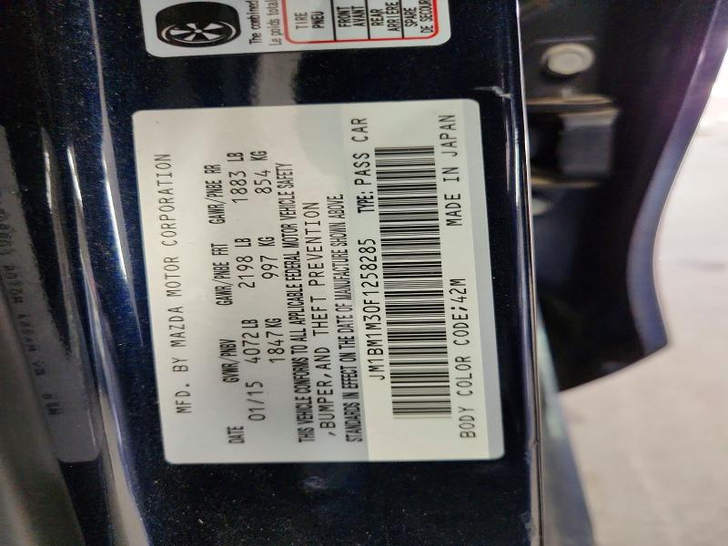 70858306 :رقم المزاد ، JM1BM1M30F1258285 vin ، 2015 Mazda 3 مزاد بيع