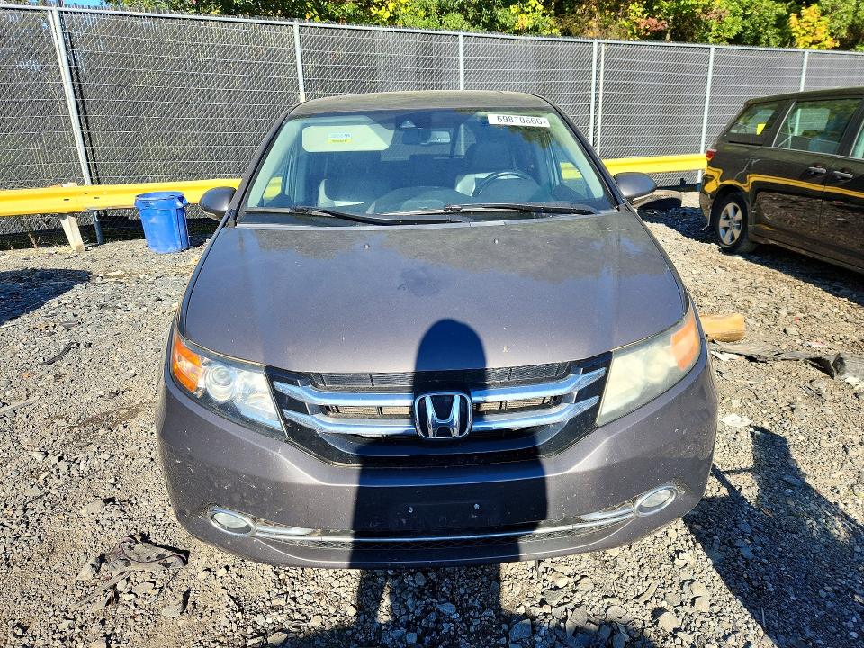 69870666 :رقم المزاد ، 5FNRL5H99FB115446 vin ، 2015 Honda Odyssey مزاد بيع