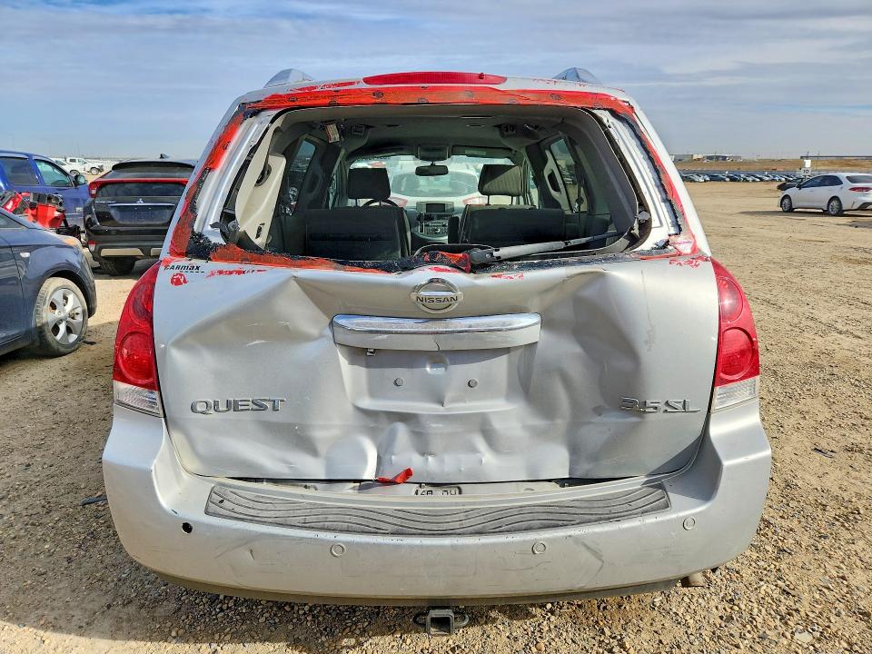 2008 Nissan Quest მანქანა იყიდება აუქციონზე, vin: 5N1BV28U18N108165, აუქციონის ნომერი: 69719916