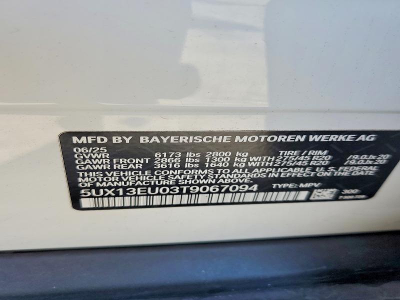 Продажа на аукционе авто 2026 Bmw X5, vin: 5UX13EU03T9067094, номер лота: 71644146