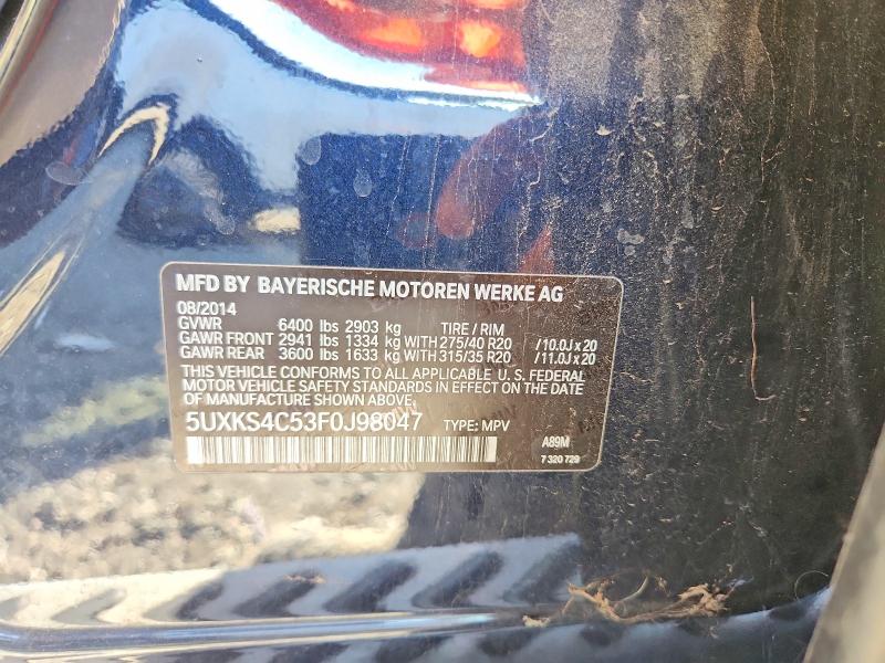 Aukcja sprzedaży 2015 Bmw X5, vin: 5UXKS4C53F0J98047, numer aukcji: 71564336