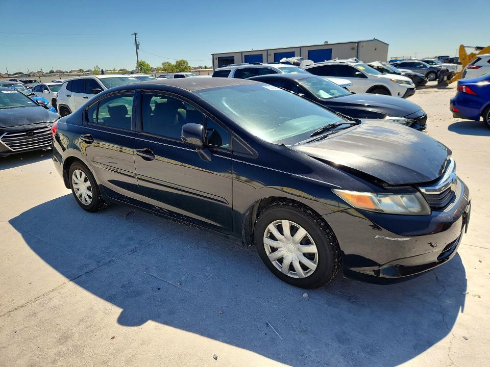 2012 Honda Civic მანქანა იყიდება აუქციონზე, vin: 2HGFB2F50CH597350, აუქციონის ნომერი: 70236636