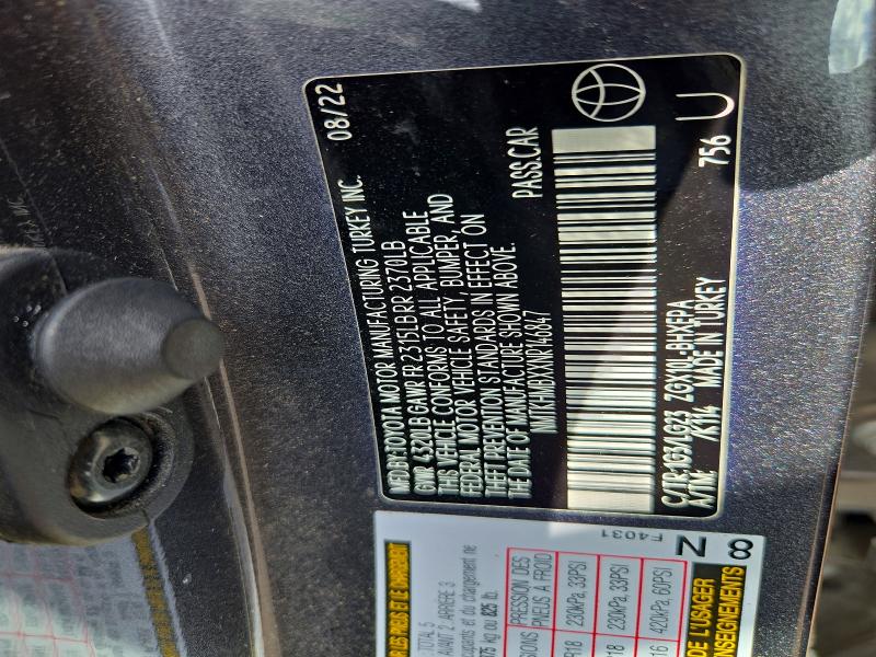 Продажа на аукционе авто 2022 Toyota C-hr, vin: NMTKHMBXXNR146847, номер лота: 71368626