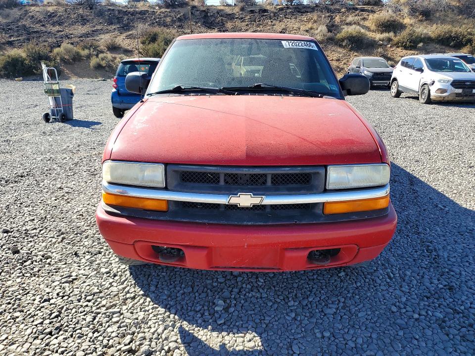 2000 Chevrolet S Truck მანქანა იყიდება აუქციონზე, vin: 1GCDT19W6Y8106701, აუქციონის ნომერი: 72022466