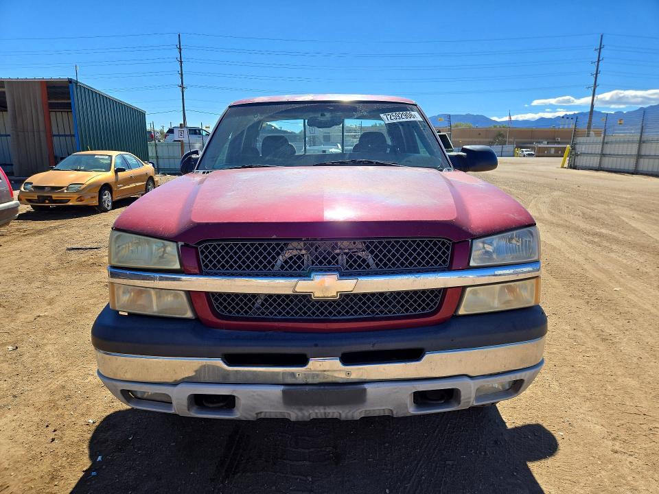 72592906 :رقم المزاد ، 1GCEK19T84E189816 vin ، 2004 Chevrolet Silverado مزاد بيع