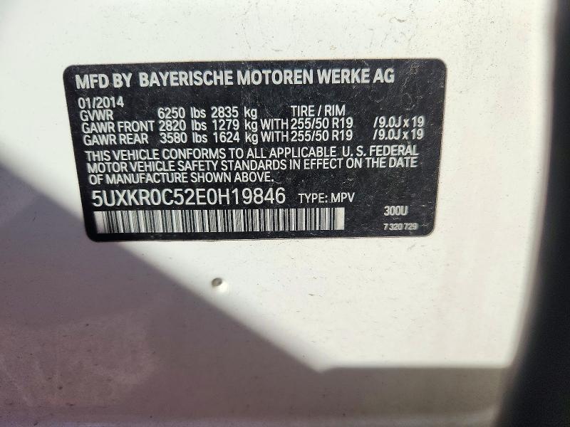Продаж на аукціоні авто 2014 Bmw X5, vin: 5UXKR0C52E0H19846, номер лоту: 72168746
