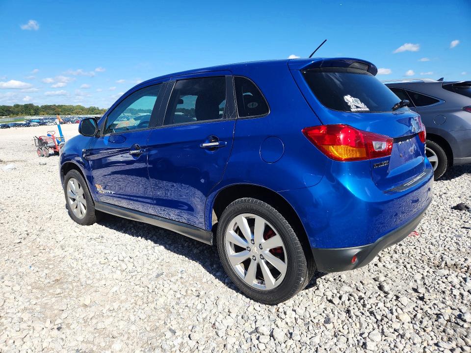 2015 Mitsubishi Outlander Sport მანქანა იყიდება აუქციონზე, vin: 4A4AP3AW7FE052721, აუქციონის ნომერი: 71475926
