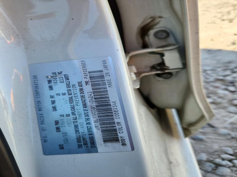 72195056 :رقم المزاد ، JM1BL1VG5B1404243 vin ، 2011 Mazda 3 مزاد بيع