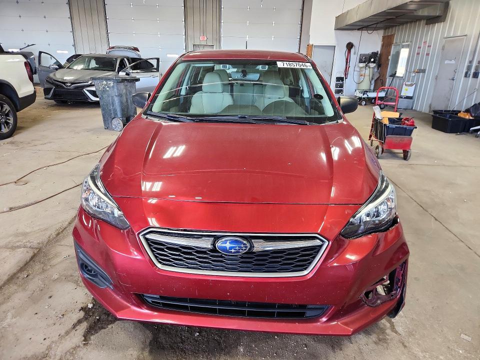 71857046 :رقم المزاد ، 4S3GTAB68K3741897 vin ، 2019 Subaru Impreza مزاد بيع