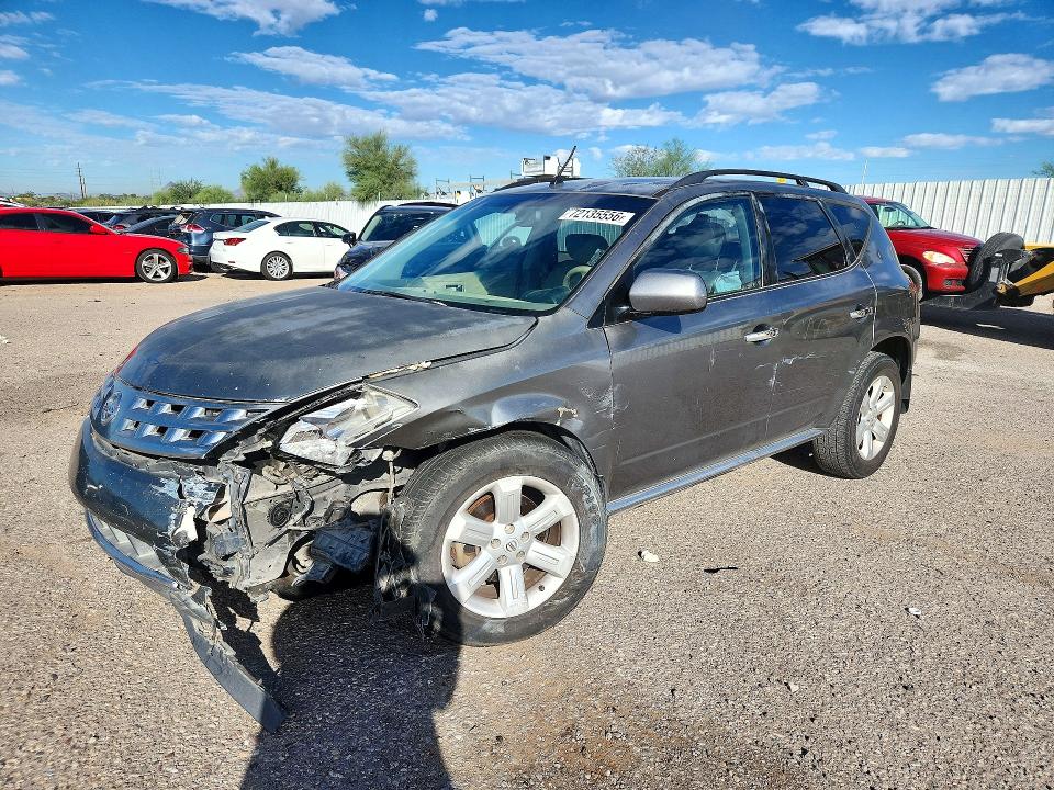 Aukcja sprzedaży 2007 Nissan Murano, vin: JN8AZ08T77W505117, numer aukcji: 72135556