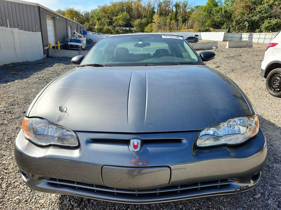 72133196 :رقم المزاد ، 2G1WW12E349431251 vin ، 2004 Chevrolet Monte Carlo مزاد بيع