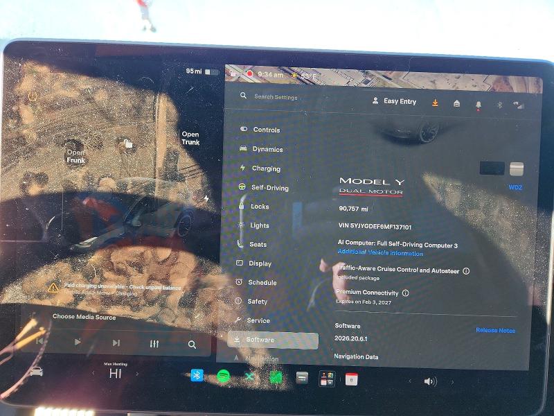 Aukcja sprzedaży 2021 Tesla Model Y, vin: 5YJYGDEF6MF137101, numer aukcji: 71605456