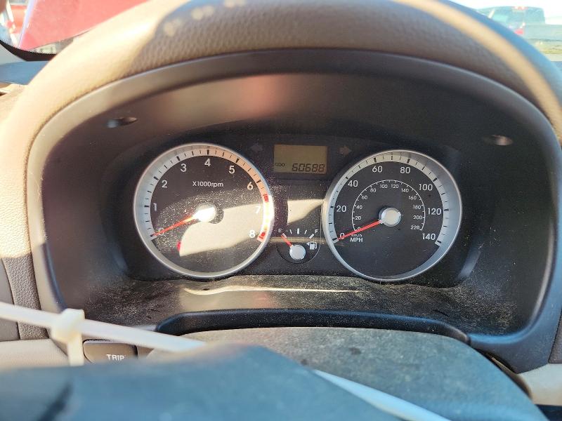 2009 Hyundai Accent მანქანა იყიდება აუქციონზე, vin: KMHCN46C79U389521, აუქციონის ნომერი: 70734306