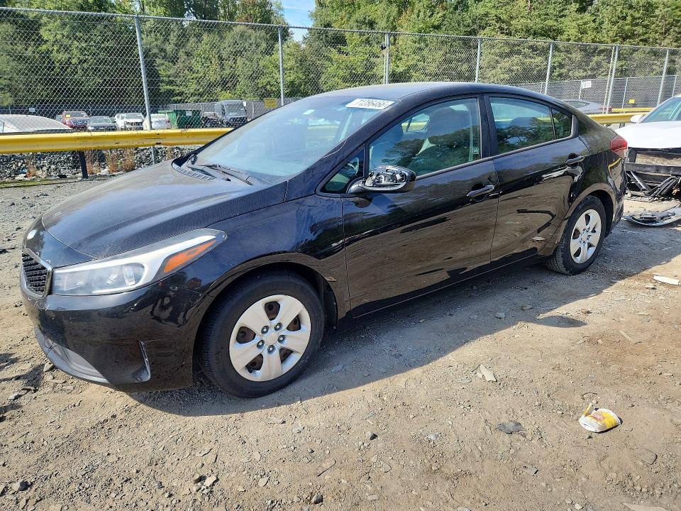 2017 Kia Forte მანქანა იყიდება აუქციონზე, vin: 3KPFK4A72HE074501, აუქციონის ნომერი: 71286466