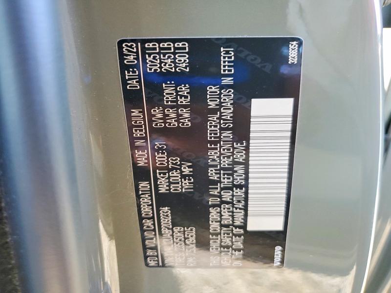 Продажа на аукционе авто 2023 Volvo Xc40, vin: YV4L12UA8P2092334, номер лота: 71465116