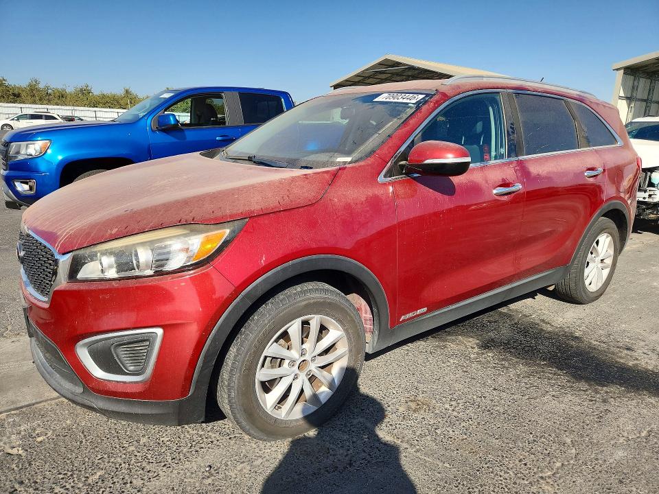 2016 Kia Sorento მანქანა იყიდება აუქციონზე, vin: 5XYPGDA53GG176234, აუქციონის ნომერი: 70903446