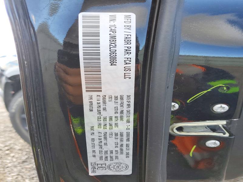 Продажа на аукционе авто 2020 Jeep Cherokee, vin: 1C4PJMBX2LD638664, номер лота: 72214746