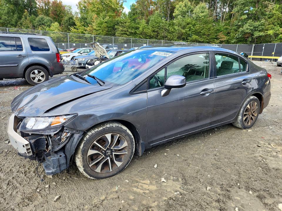 Auction sale of the 2013 Honda Civic, vin: 19XFB2F93DE202950, lot number: 72522566