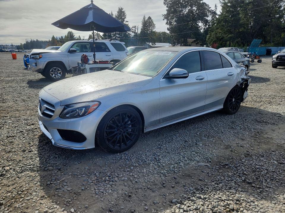 2016 Mercedes-benz C მანქანა იყიდება აუქციონზე, vin: 55SWF4JB7GU127709, აუქციონის ნომერი: 72721996
