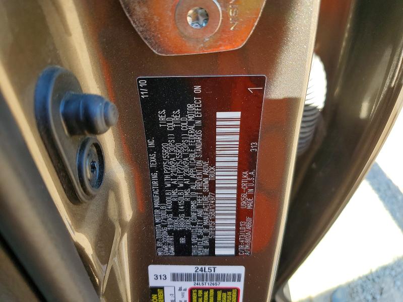 Auction sale of the 2011 Toyota Tundra, vin: 5TFBY5F15BX174977, lot number: 70970326