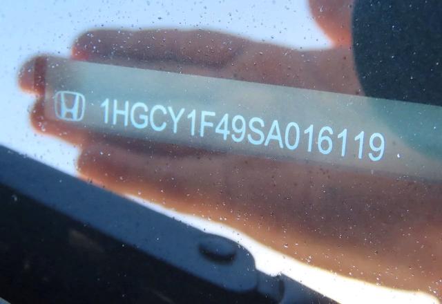 2025 Honda Accord მანქანა იყიდება აუქციონზე, vin: 1HGCY1F49SA016119, აუქციონის ნომერი: 72220736