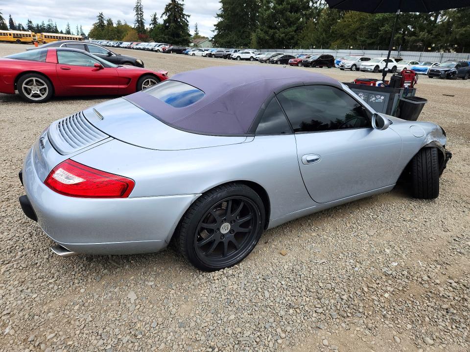 2001 Porsche 911 მანქანა იყიდება აუქციონზე, vin: WP0CA29981S651387, აუქციონის ნომერი: 72845986