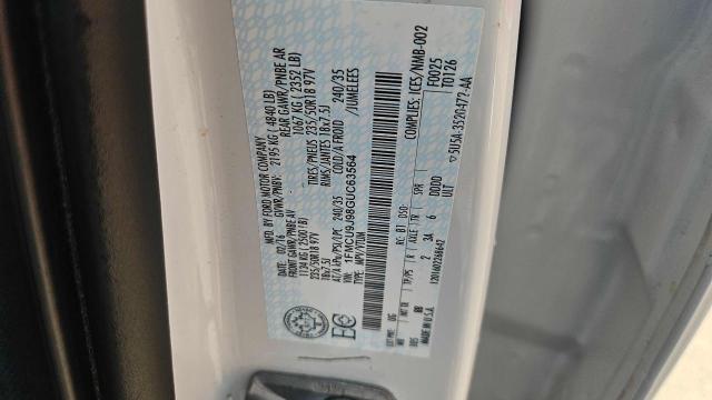 71520756 :رقم المزاد ، 1FMCU9J98GUC63564 vin ، 2016 Ford Escape مزاد بيع