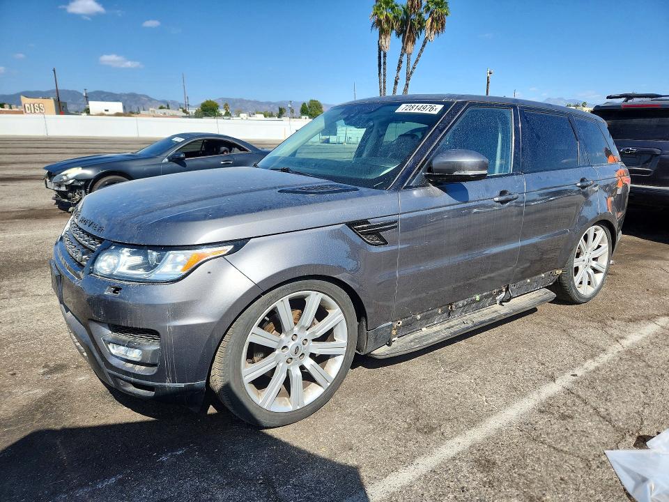 2014 Land Rover Range Rover Sport მანქანა იყიდება აუქციონზე, vin: SALWR2WFXEA329516, აუქციონის ნომერი: 72814976