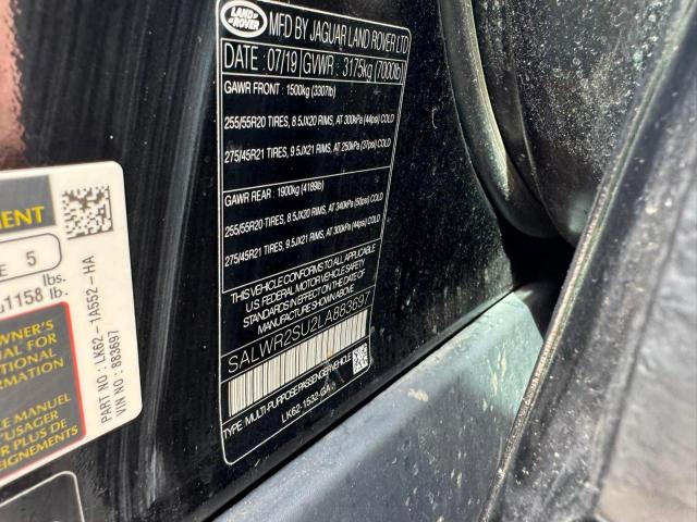 71771486 :رقم المزاد ، SALWR2SU2LA883697 vin ، 2020 Land Rover Range Rover Sport مزاد بيع