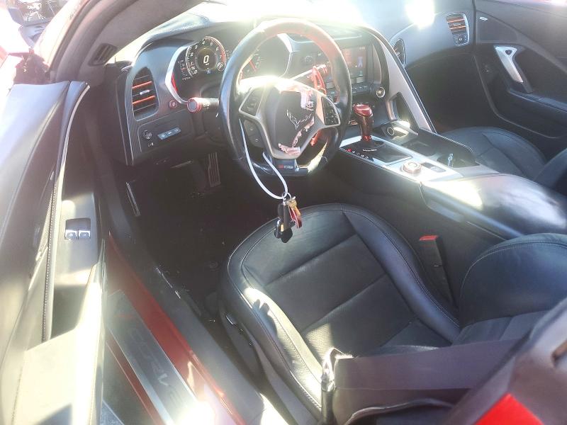71509876 :رقم المزاد ، 1G1YU2D60F5605531 vin ، 2015 Chevrolet Corvette مزاد بيع