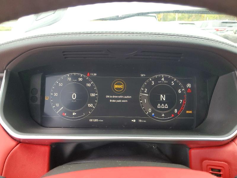 Aukcja sprzedaży 2019 Land Rover Range Rover Sport, vin: SALWS2SU6KA862287, numer aukcji: 72449096