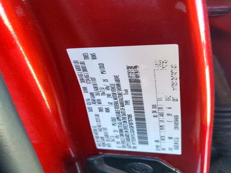 Aukcja sprzedaży 2016 Ford F150, vin: 1FTEW1CGXGFB75785, numer aukcji: 72461776