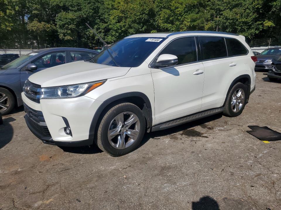 2017 Toyota Highlander მანქანა იყიდება აუქციონზე, vin: 5TDYZRFH2HS218279, აუქციონის ნომერი: 71197456
