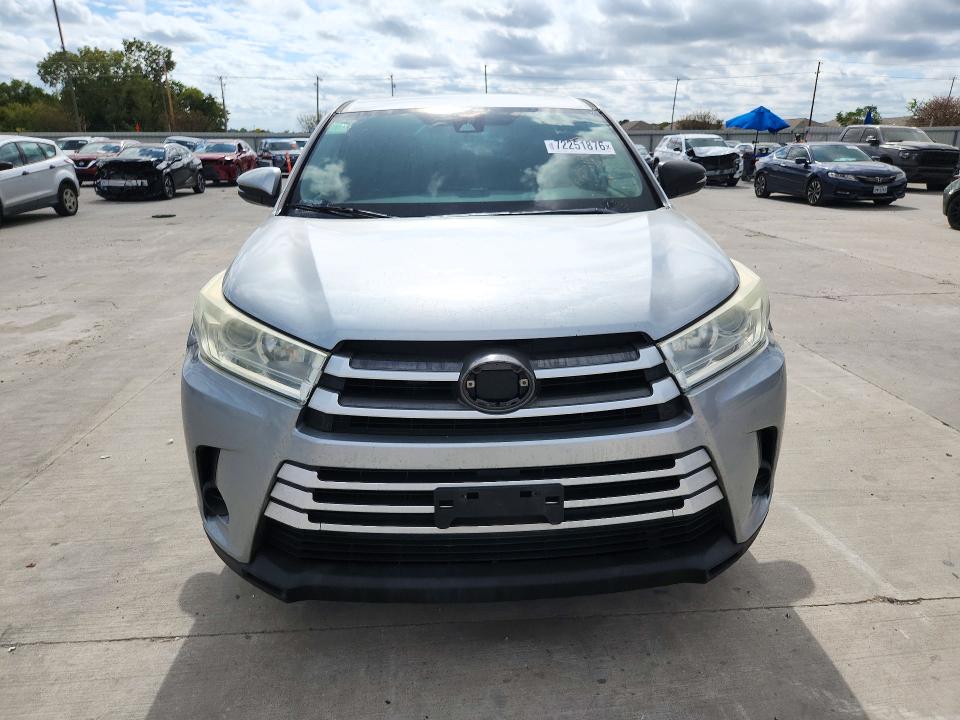 2018 Toyota Highlander მანქანა იყიდება აუქციონზე, vin: 5TDZZRFH8JS241222, აუქციონის ნომერი: 72251876
