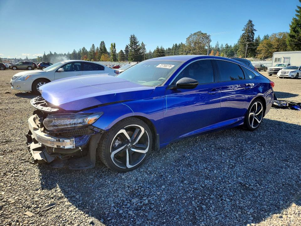 2022 Honda Accord მანქანა იყიდება აუქციონზე, vin: 1HGCV1F3XNA083686, აუქციონის ნომერი: 72758276