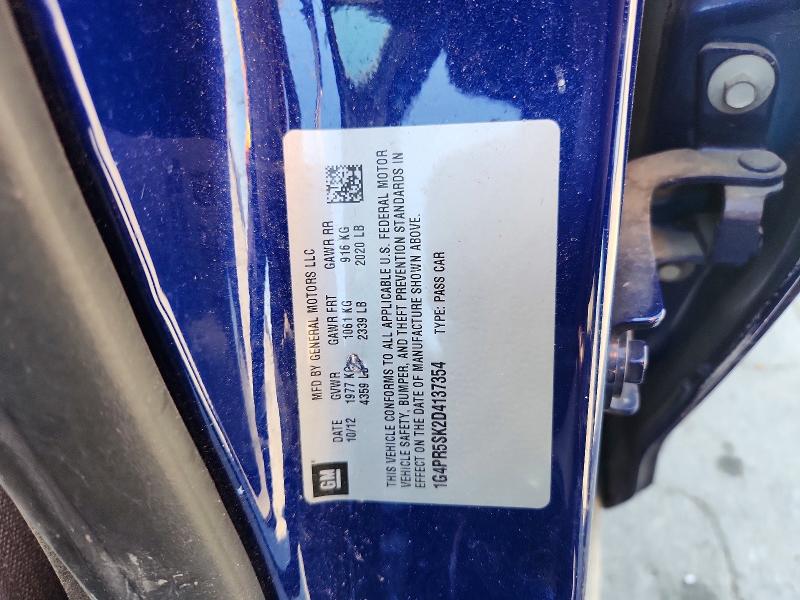 Продажа на аукционе авто 2013 Buick Verano, vin: 1G4PR5SK2D4137354, номер лота: 71238846